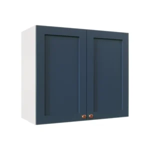 Armário Aéreo 2 Portas 80cm Arizona CabeCasa MadeiraMadeira Branco/Azul