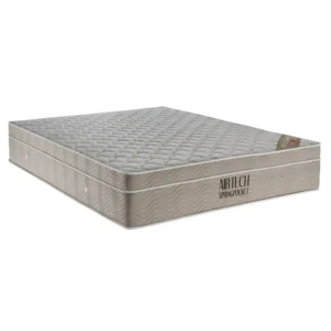 Colchão Viúva Ortobom Airtech Spring Pocket 128x188x25cm Branco/Bege