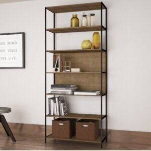 Estante para Livros Multiuso Industrial 7 Prateleiras Steel Quadra