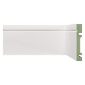 Rodapé de MDF 10cm x 15mm x 2,40m com Friso Moldufama 1003