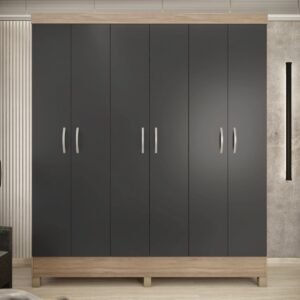 Guarda-Roupa Casal 6 Portas Falco