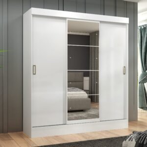 Guarda-Roupa Casal com Espelho 3 Portas 2 Gavetas Istambul Espresso Móveis