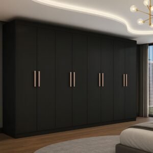 Guarda Roupa Casal 8 Portas 4 Gavetas Paris Espresso Móveis