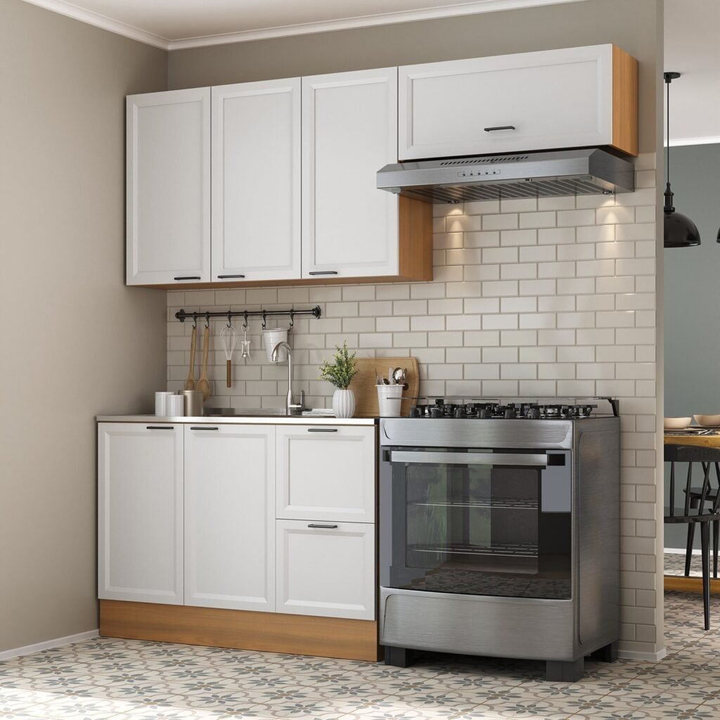 Cozinha Compacta 3 Peças 2 Aéreos 1 Balcão Soho