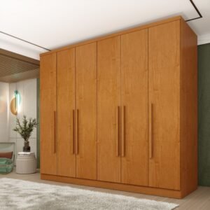 Guarda Roupa Casal 6 Portas 4 Gavetas 239cm Veneza