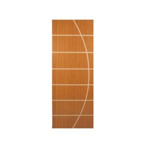 Folha de Porta Madeira Decorada 210x80cm Espessura 3cm Neblina MGM