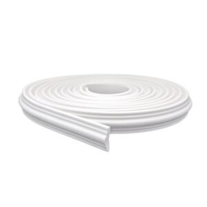 Rodameio Boiserie EVA 3,8cm x 12mm x 2,5m Autocolante Flexível Meu Rodapé
