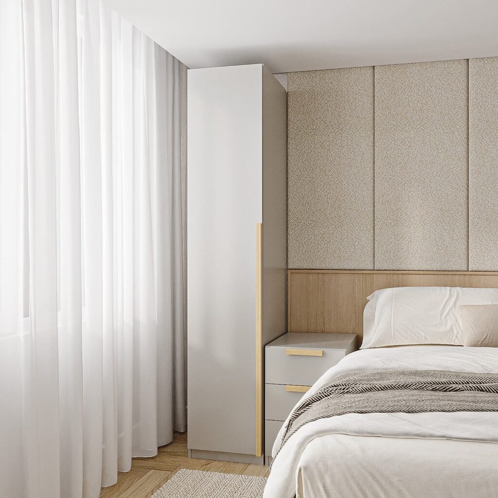 Guarda-roupa Modular 40cm 1 Porta com Prateleiras
