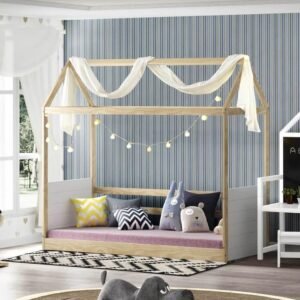 Cama Montessoriano Reversível Casinha Garden