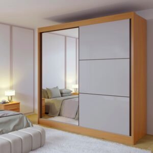 Guarda Roupa Casal 2 Portas 6 Gavetas 100% Mdf Coliseu