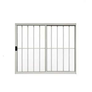 Janela de Alumínio de Correr 100x150cm 2 Folhas Grade Hale Esquadrias