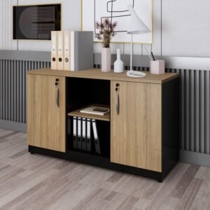 Armário para Escritório Multiuso Baixo com Chave 25mm