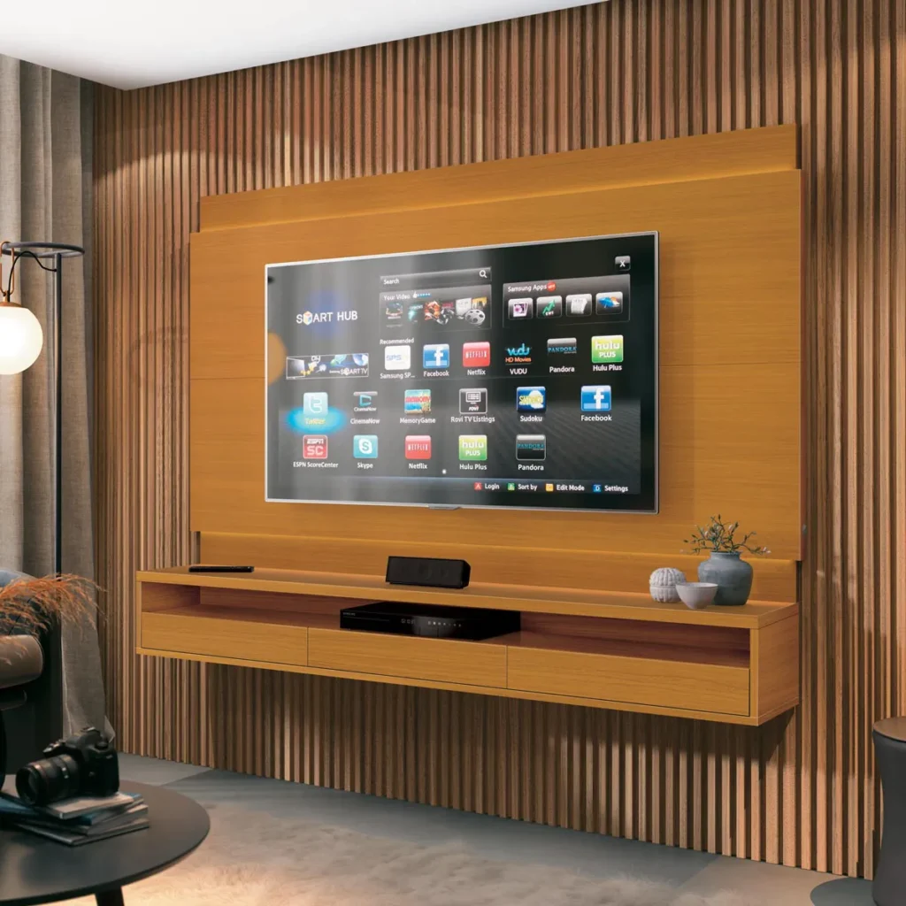 Painel Para TV Até 65 Polegadas Savoy 1.6 Cedro Natural