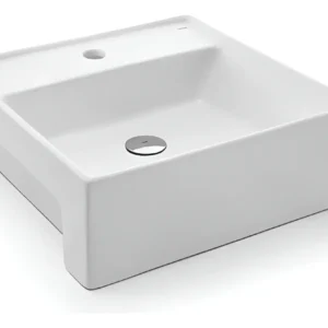 Cuba Semi Encaixe Quadrada Com Mesa 41cmx41cm Luxo Docol Branco