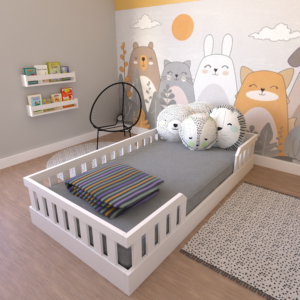 Cama Infantil Montessoriana Solteiro Cori