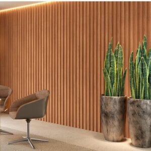 Painel Ripado em Placa 100% MDF 134x250cm (3,35m²)
