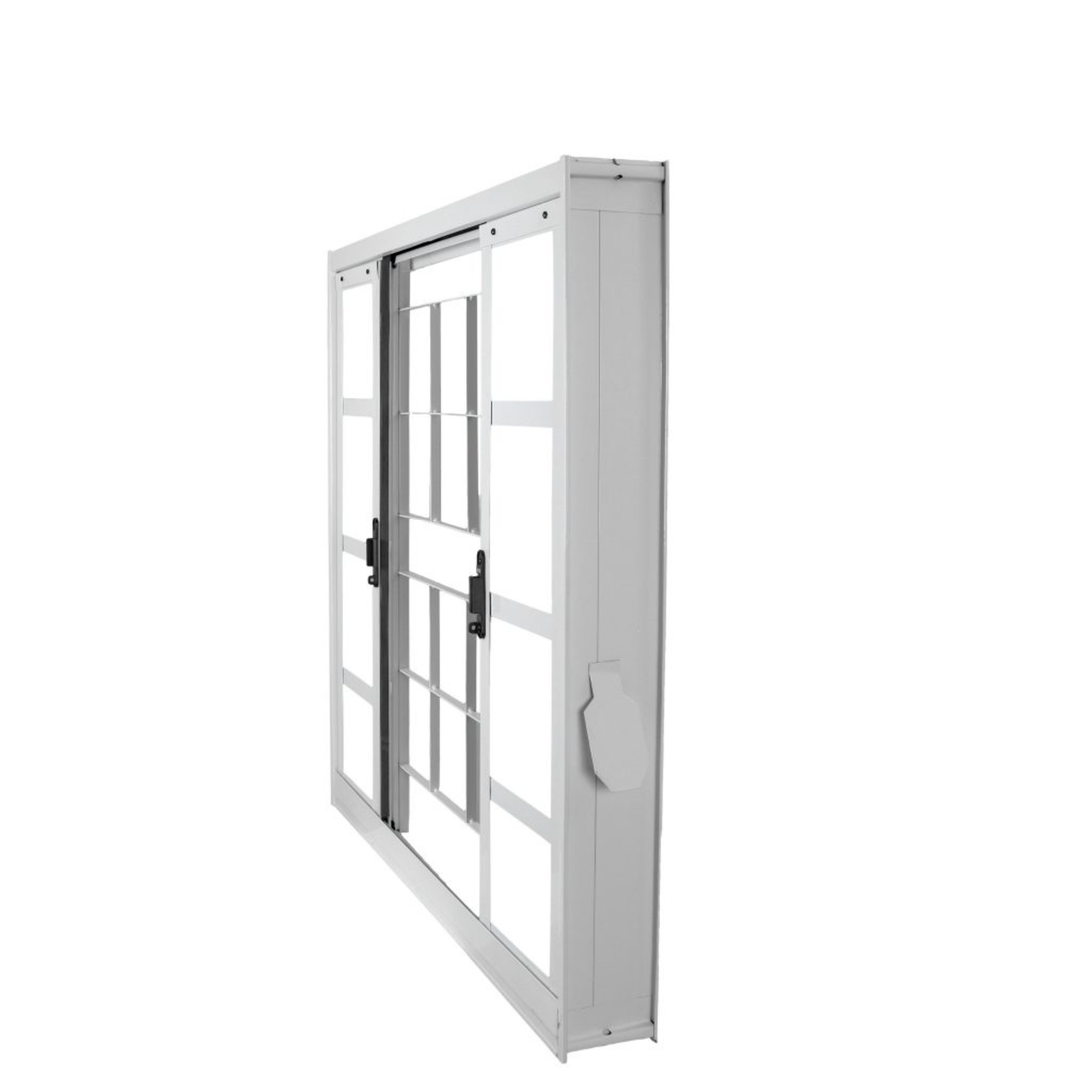 Janela de Aço de Correr 100x120cm 4 Folhas com Grade Minas Sul Mgm - Imagem 4