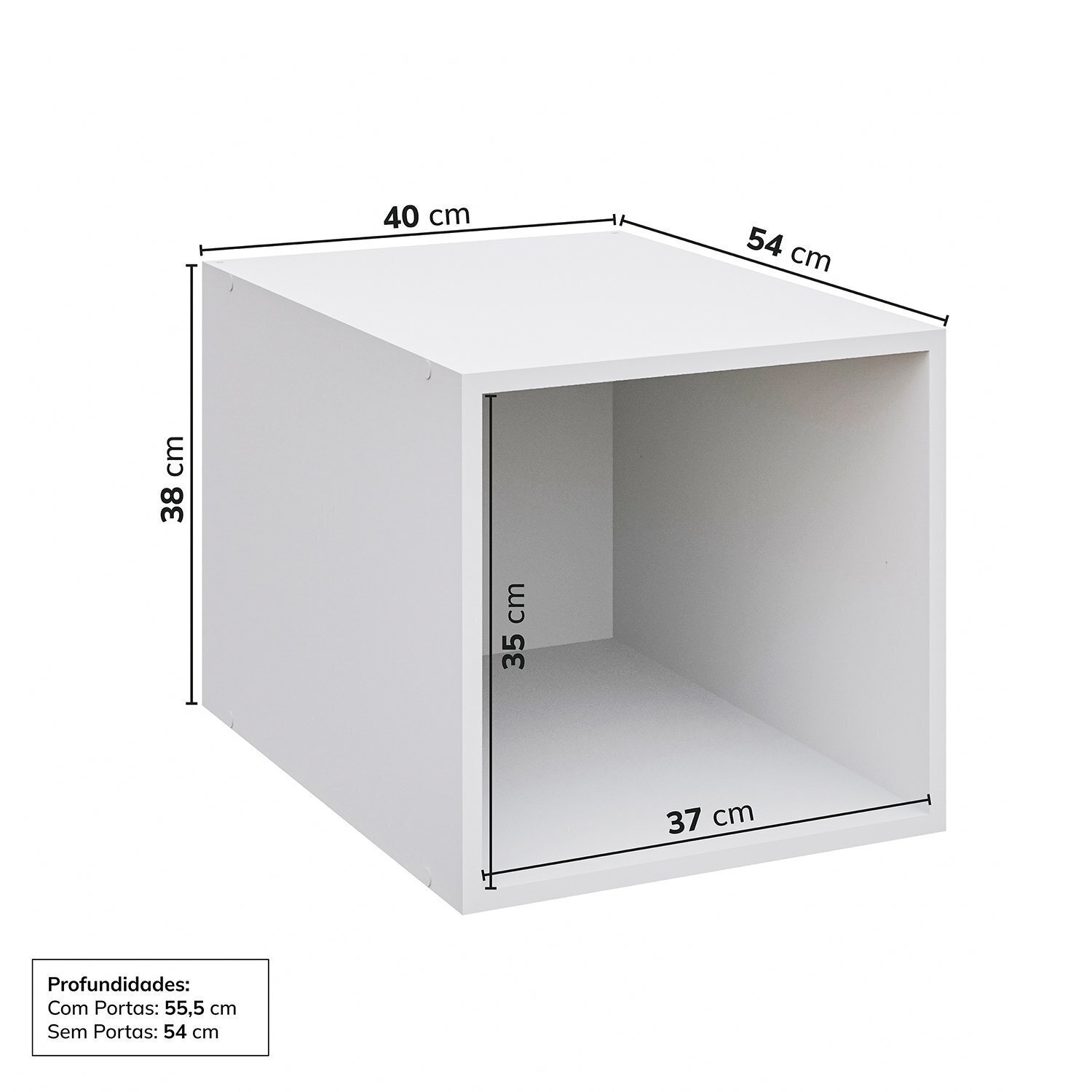 Ponte Modular 40cm com 1 Porta Jade - Imagem 2