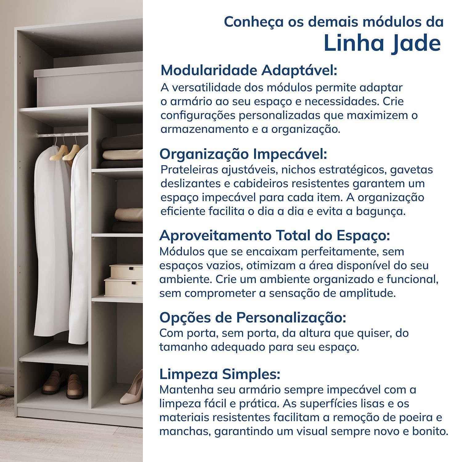 Ponte Modular 40cm com 1 Porta Jade - Imagem 5