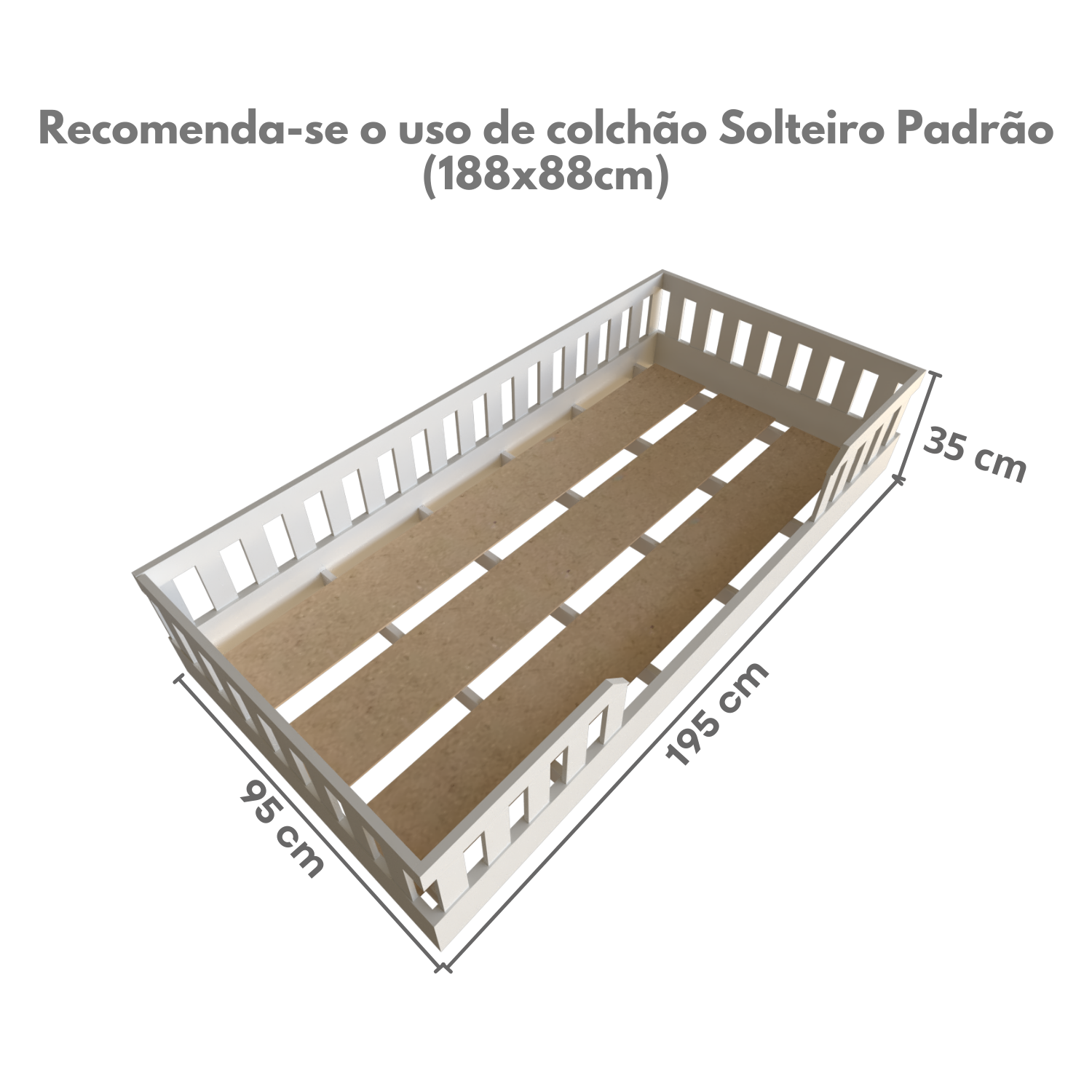 Cama Infantil Montessoriana Solteiro Cori - Imagem 3