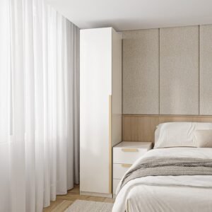 Guarda-roupa Modular 40cm 1 Porta com Prateleiras Jade