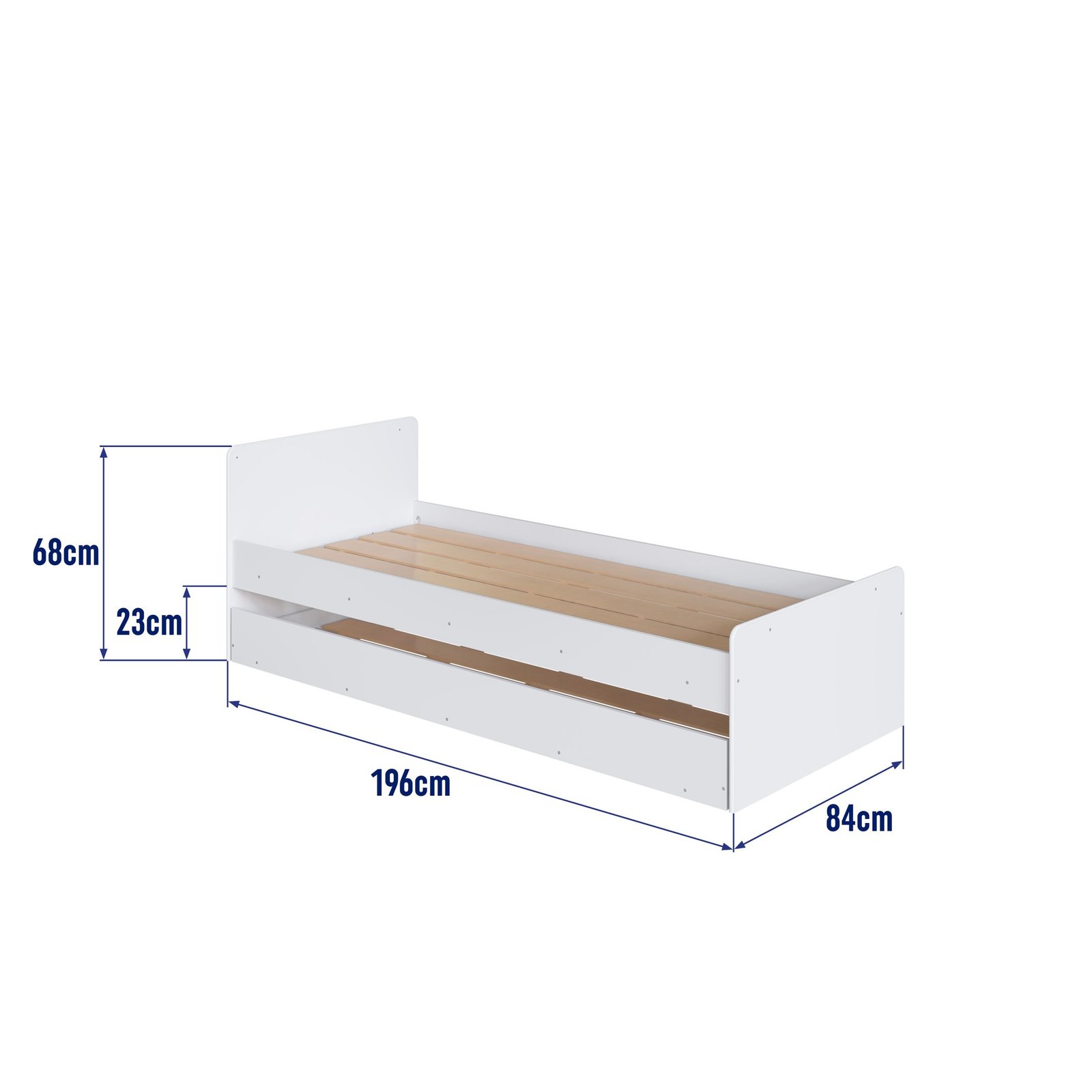Berço Cama Multifuncional com Cama Auxiliar 3 Gavetas - Imagem 5