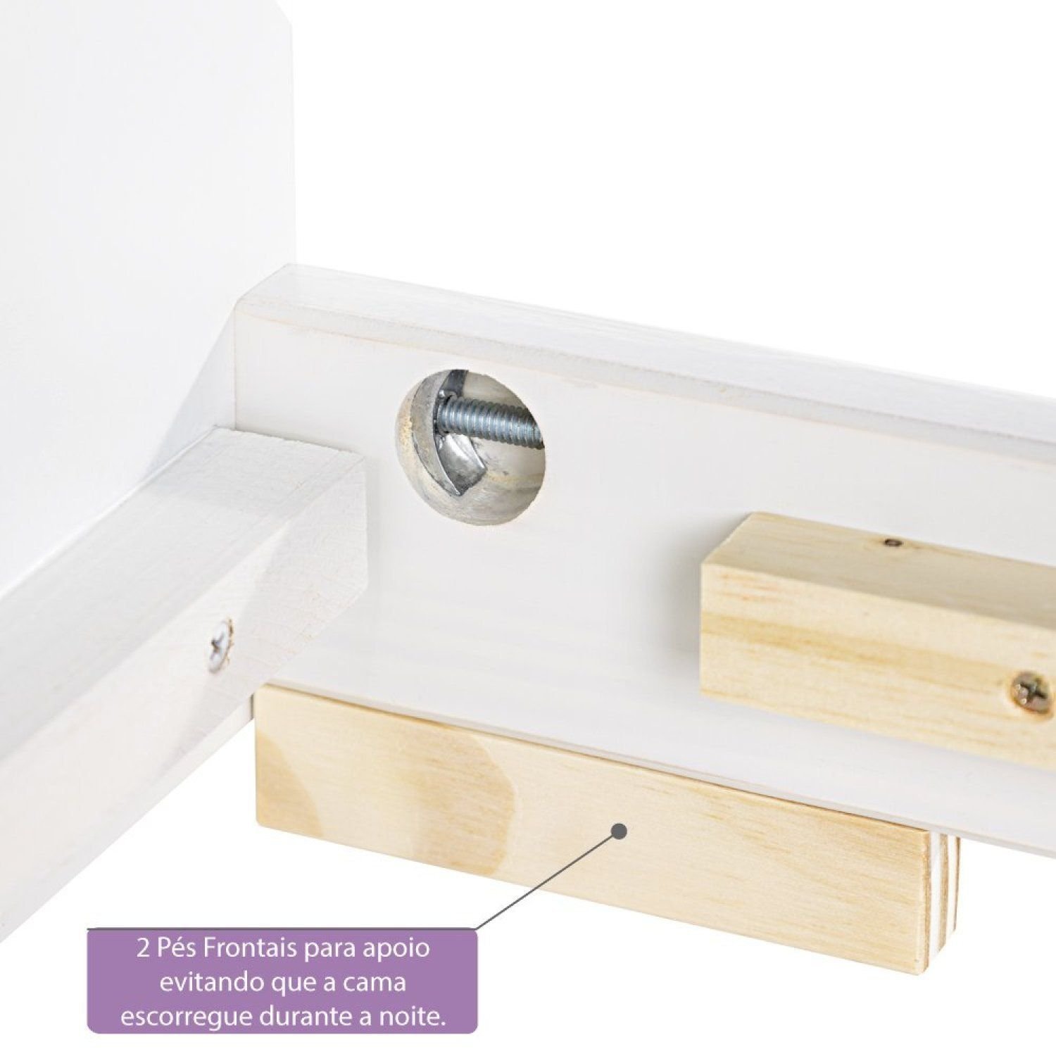 Cama Auxiliar Laca Prime Ii Casatema - Imagem 5