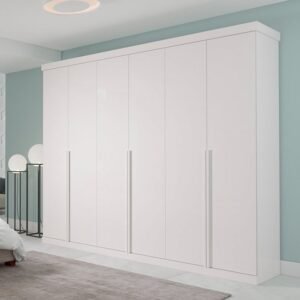 Guarda-roupa Casal 267cm 6 Portas 100% Mdf Linhares Espresso Móveis