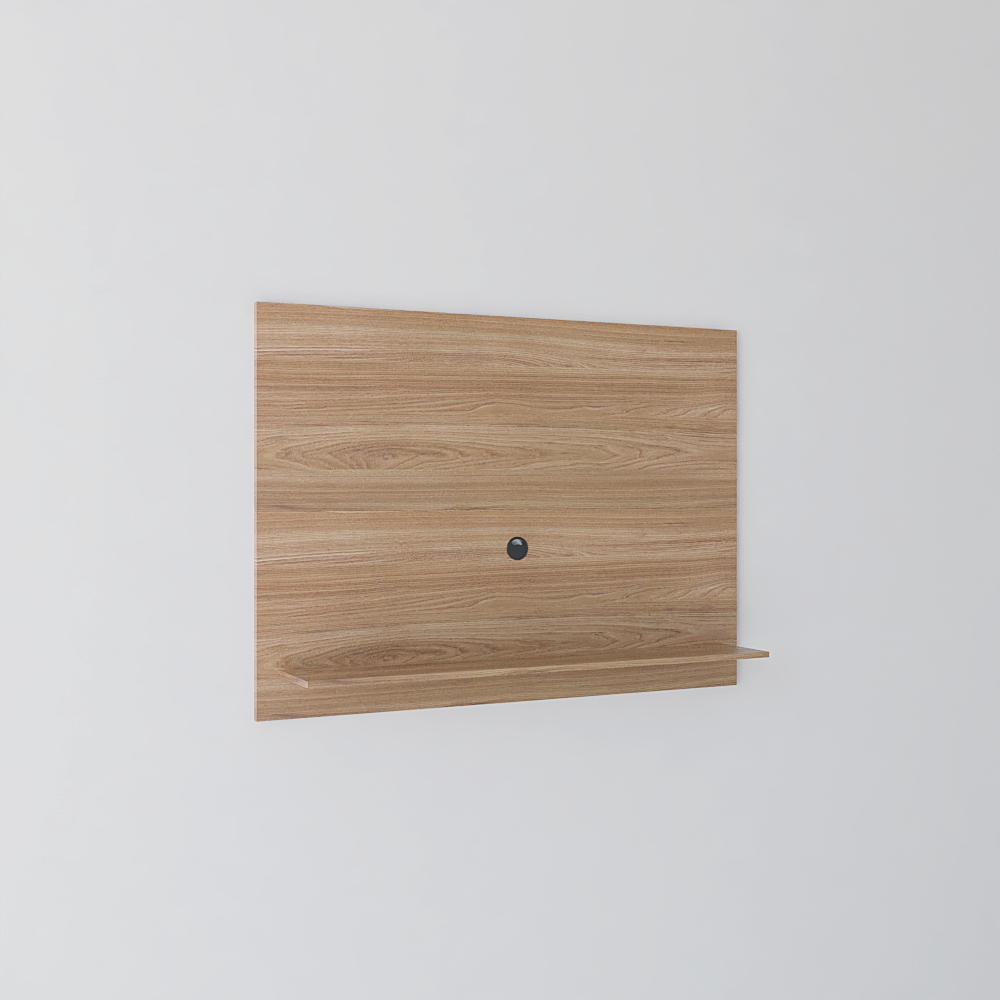 Painel para TV até 50 Polegadas 130cmx91cm 1 Prateleira Columbia Espresso Móveis - Imagem 2