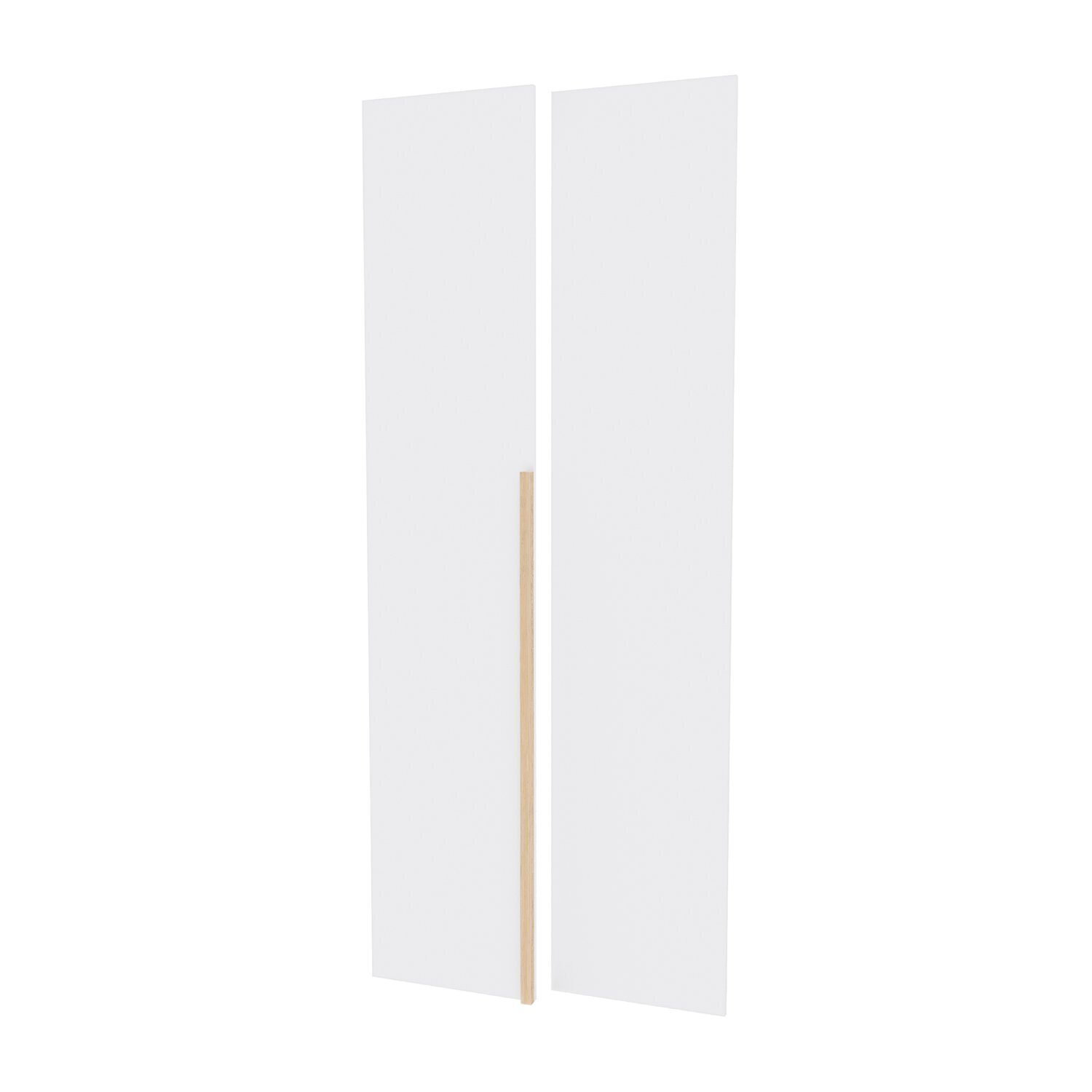 Kit 2 Portas para Guarda-roupa de Canto Reto Modular 95cm Jade